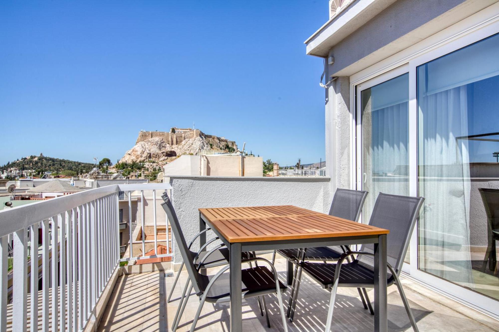 Avgi - Premium Acropolis View - Family Bedroom Athene Buitenkant foto